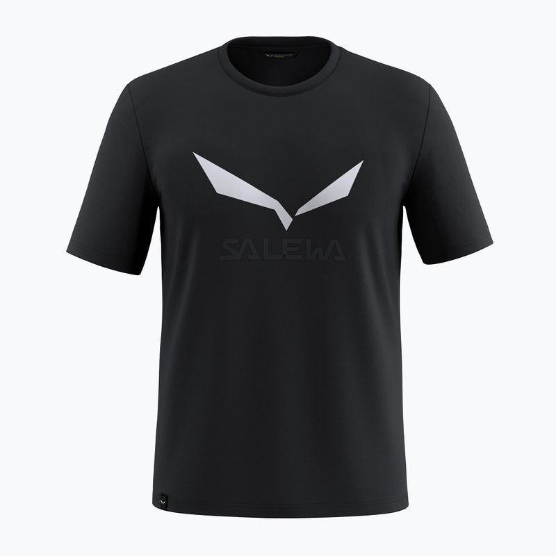 Pánské trekingové tričko Salewa Solidlogo Dry black out