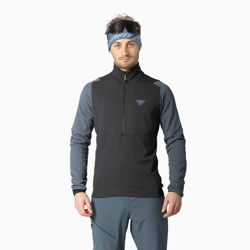 Pánská skialpinistická mikina DYNAFIT Blacklight Thermal 1/2 Zip cinder