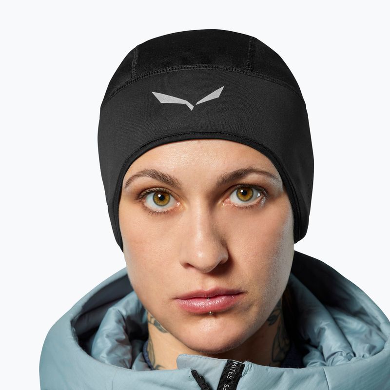 Zimní čepice Salewa Ortles Beanie black out 2