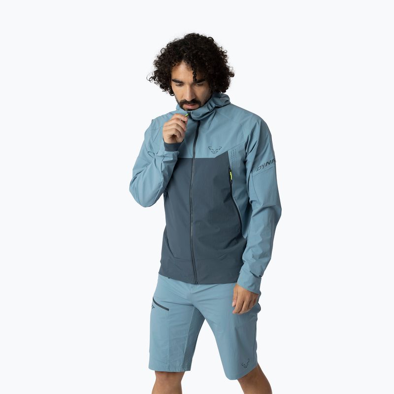 Pánská softshellová bunda DYNAFIT Transalper Dynastretch smoke blue/0720