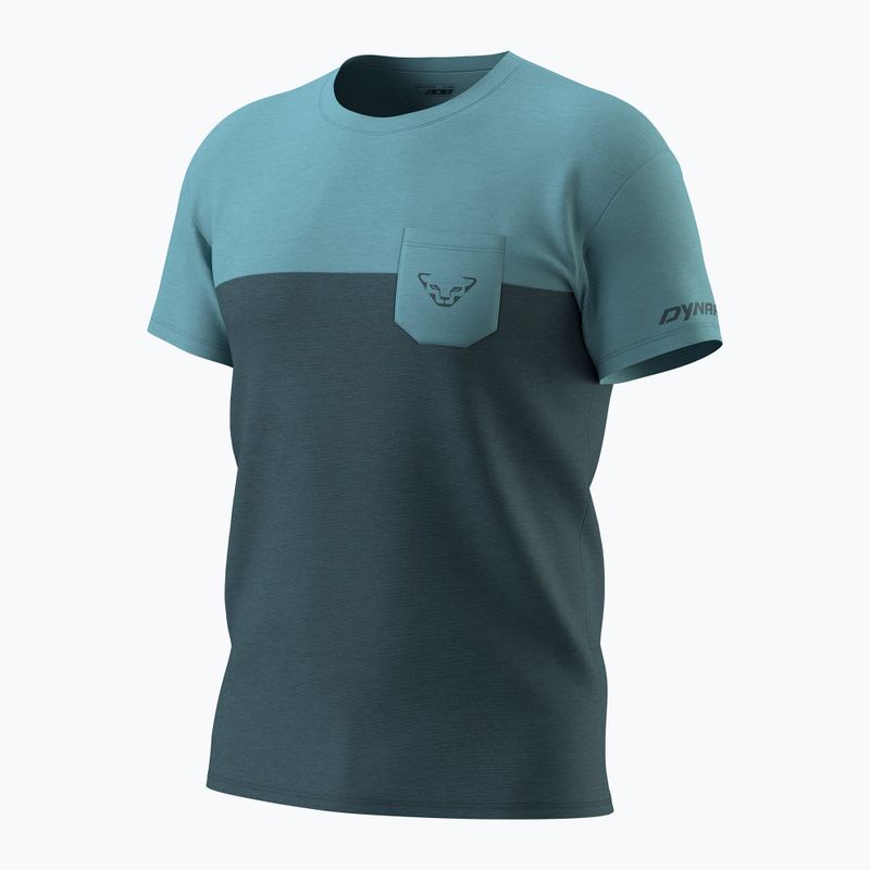 Pánské trekové tričko DYNAFIT Transalper Pocket smoke/blue/0720 3
