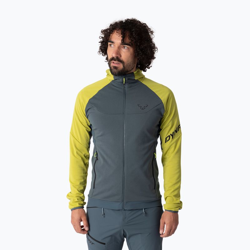 Pánská trekingová mikina DYNAFIT Transalper Thermal Hoody golden lime/0720
