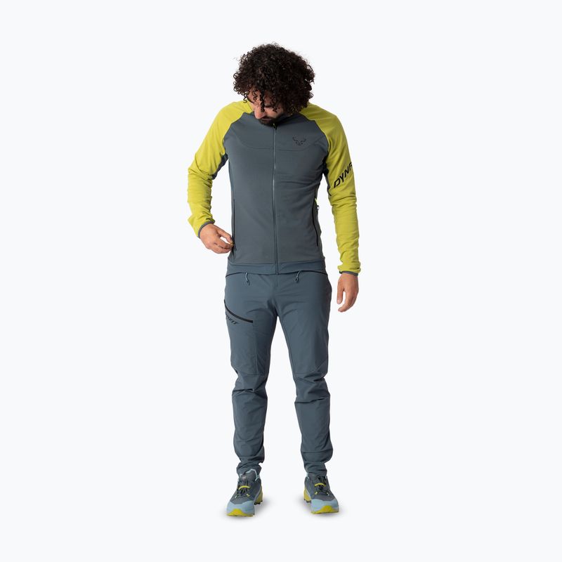 Pánská trekingová mikina DYNAFIT Transalper Thermal Hoody golden lime/0720 4