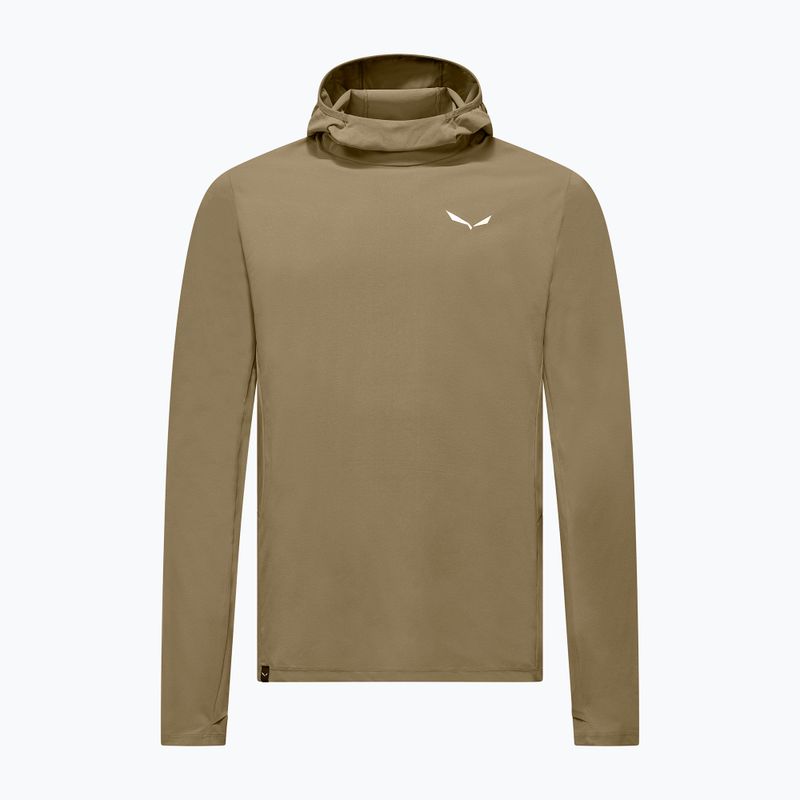 Pánská trekingová mikina Salewa Puez Sun Hoodie quicksand