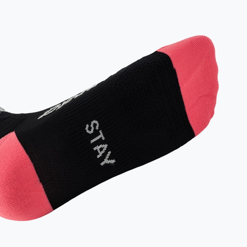 Ponožky DYNAFIT Traverse Crew black out ultra coral/6a10 5