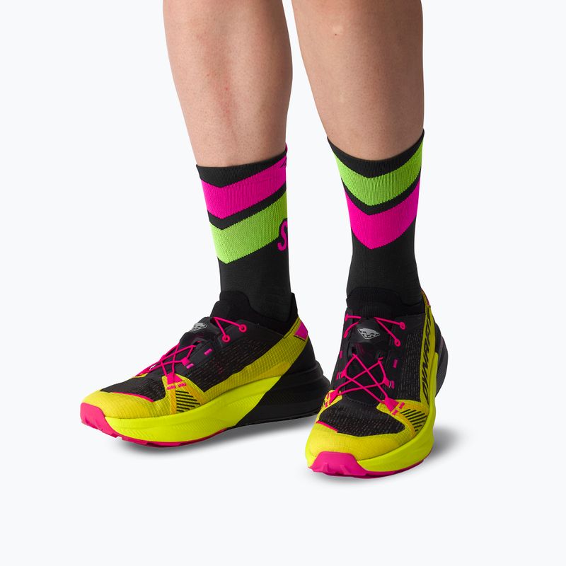 Ponožky DYNAFIT Ultra Crew black out ultra yellow/5A30 5