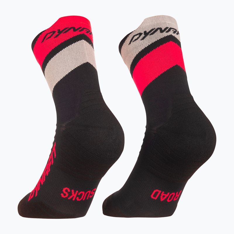 Ponožky DYNAFIT Ultra Mid black out ultra coral/6A10 2