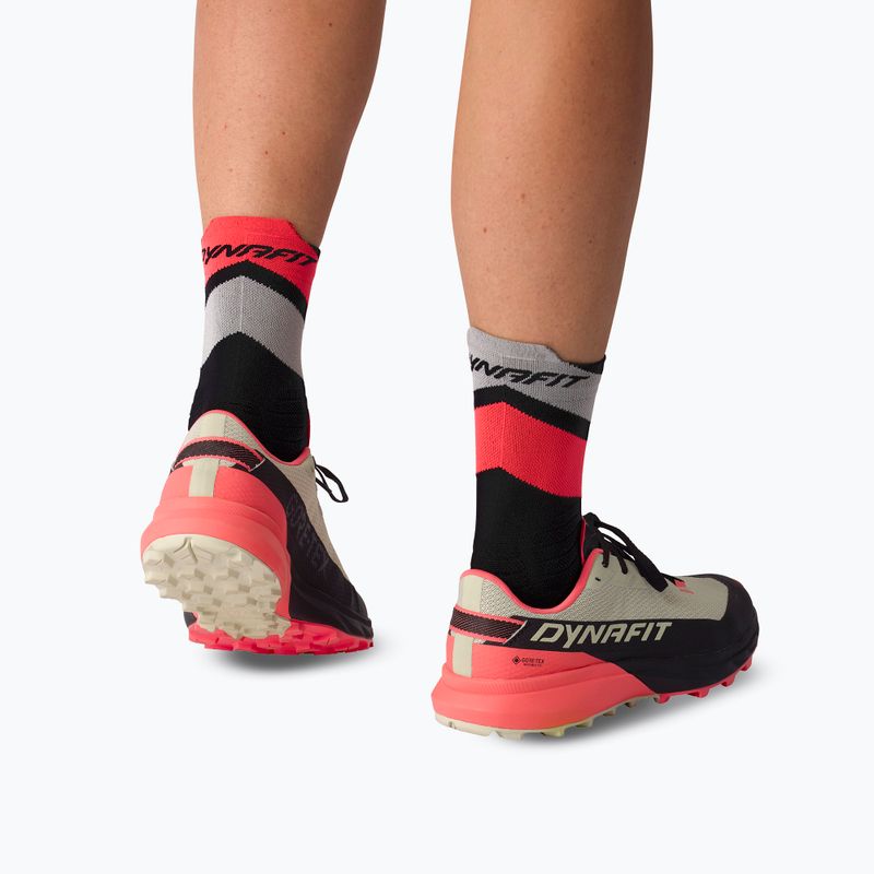 Ponožky DYNAFIT Ultra Mid black out ultra coral/6A10 4