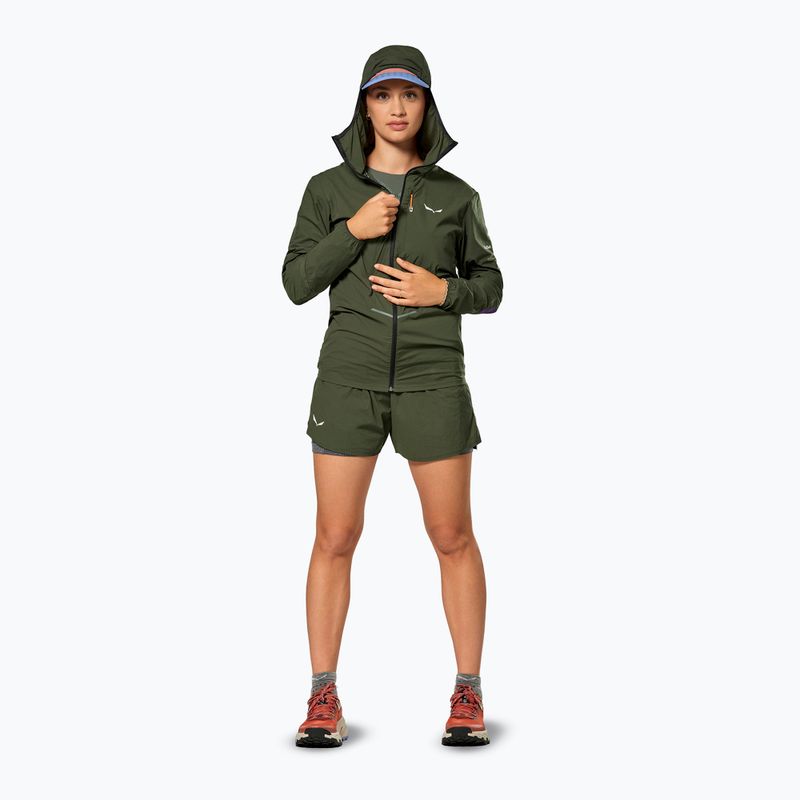 Dámská větrovka Salewa Pedroc Wind HD Light dark olive 2