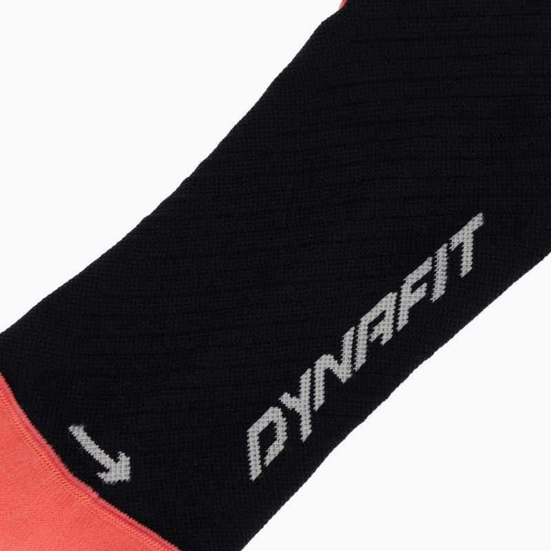 Ponožky DYNAFIT Trail Short black out ultra coral/6A10 3