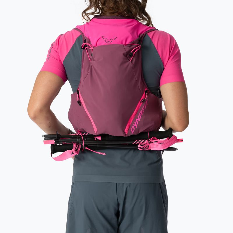 Běžecká vesta DYNAFIT Alpine 15 Vest pink glo/amaranth 6