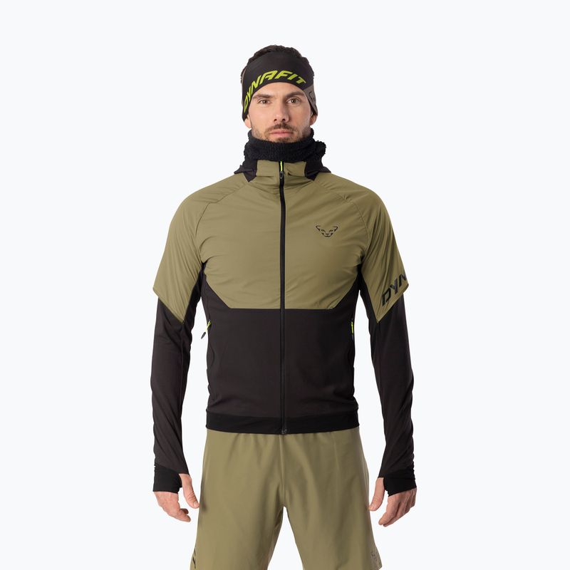Pánská běžecká bunda DYNAFIT Alpine Hybrid military green/0910