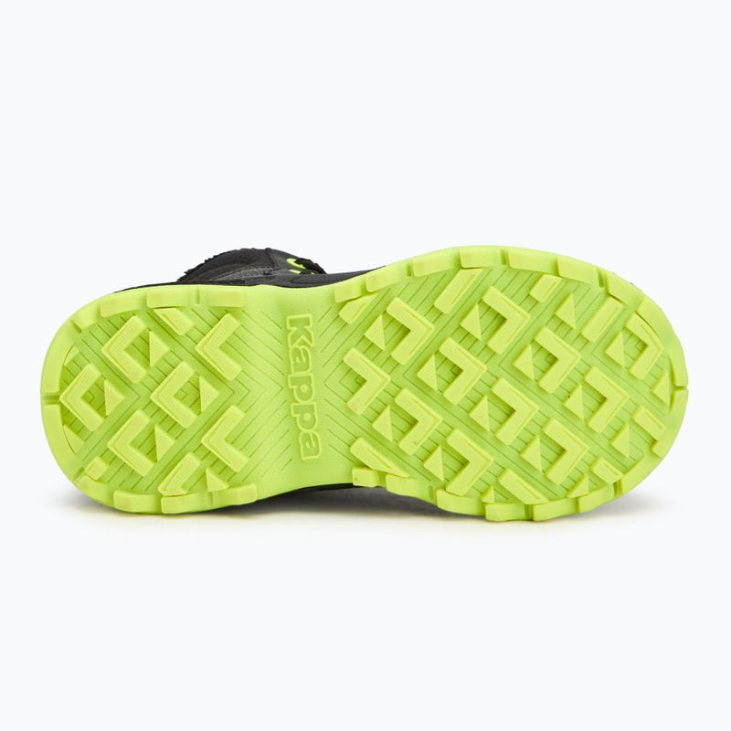 Dětské boty Kappa Grane black/lime 4