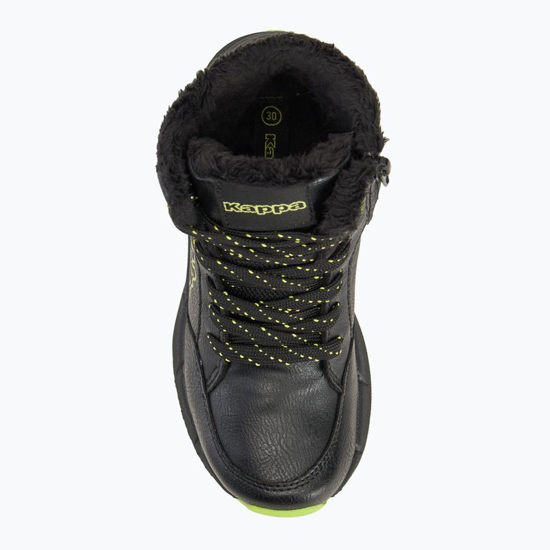 Dětské boty Kappa Grane black/lime 5