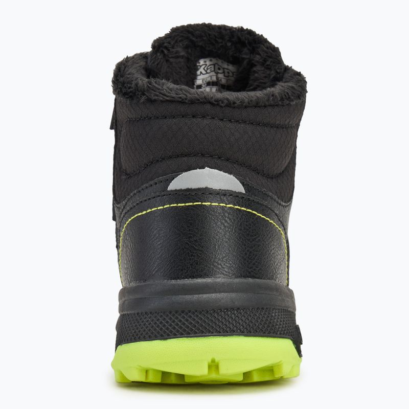 Dětské boty Kappa Grane black/lime 6