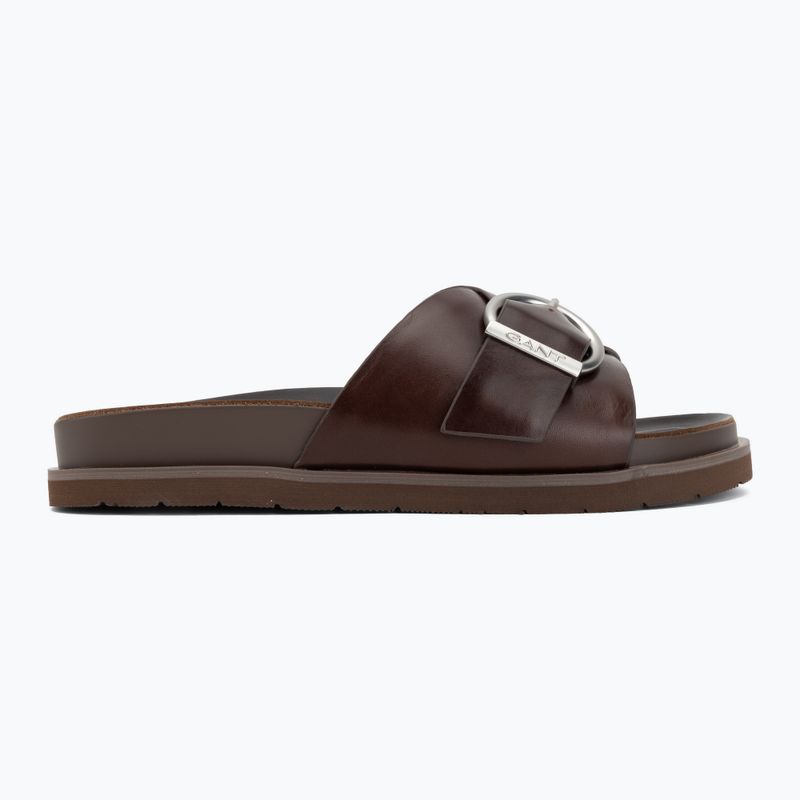 Dámské pantofle GANT Mardale dark brown 2