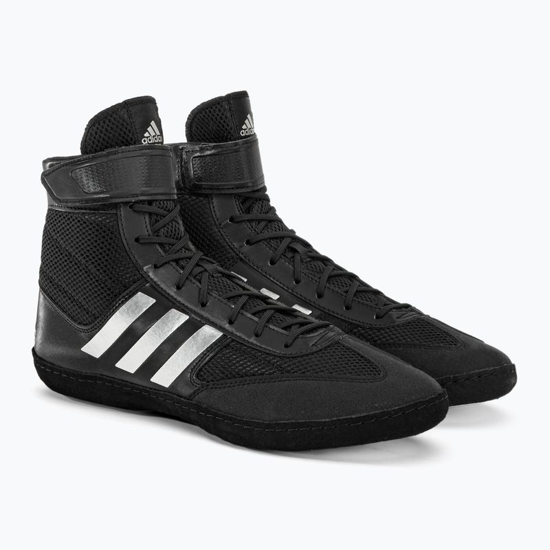 adidas Combat Speed.5 pánská zápasová obuv černá BA8007 4