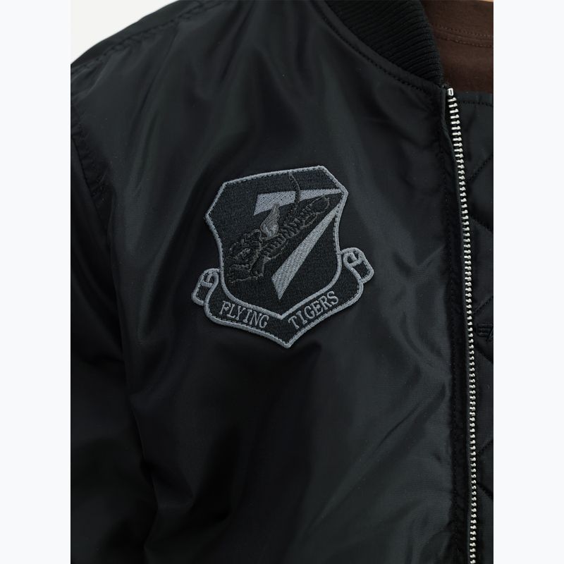 Pánská bunda Alpha Industries MA-1 TT Flying Tigers black 5