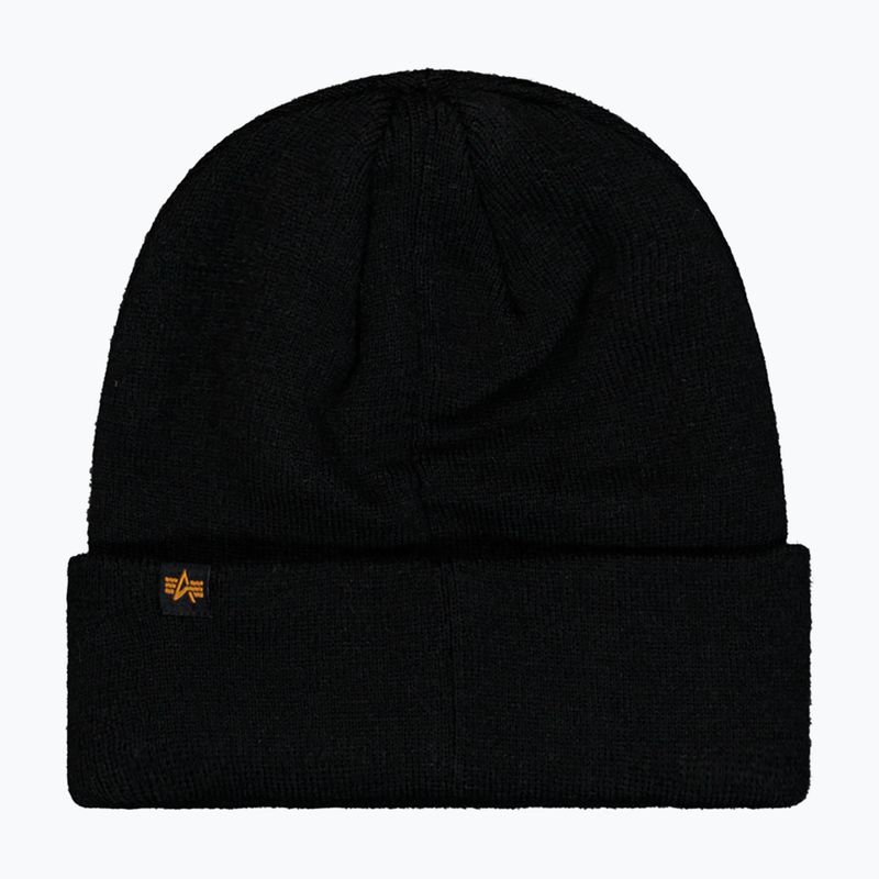 Čepice Alpha Industries 3D black/silver 2