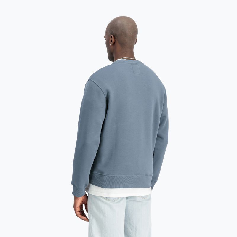 Pánská mikina Alpha Industries Basic Small Logo denim blue 3