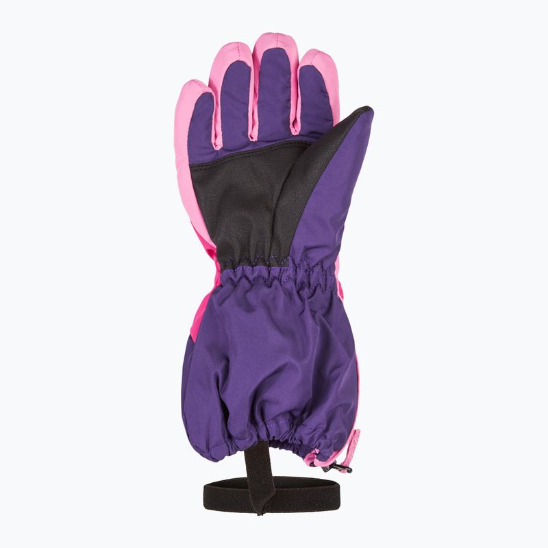 Dětské lyžařské rukavice ZIENER Levio As Minis dark purple 4