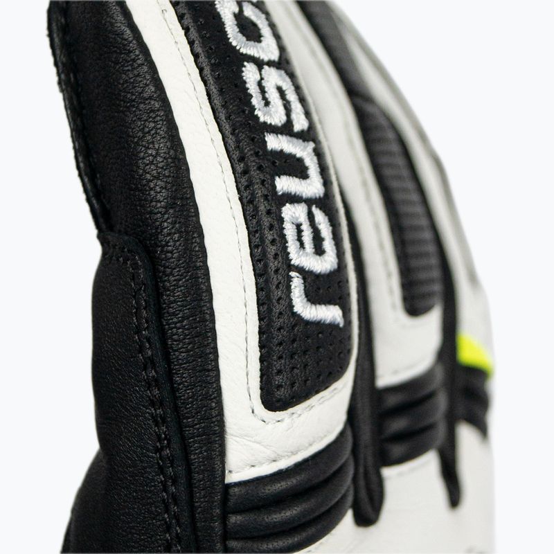 Lyžařské rukavice Reusch Master Pro black/white/safety yellow 5