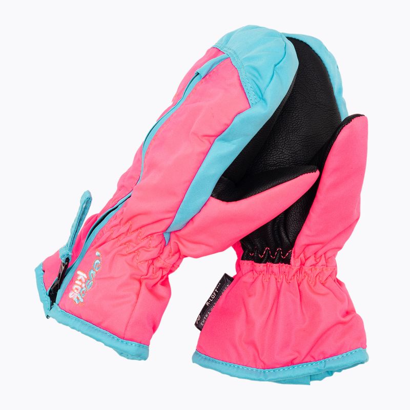 Dětské lyžařské rukavice Reusch Ben Mitten knockout pink/bachelor button 2