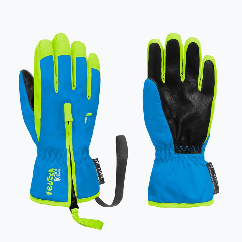 Dětské lyžařské rukavice Reusch Ben brilliant blue/safety yellow