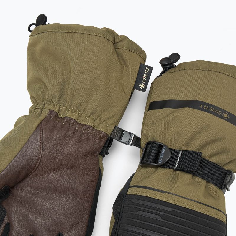 Lyžařské rukavice Reusch Isidro GTX burnt olive/dark brown 6