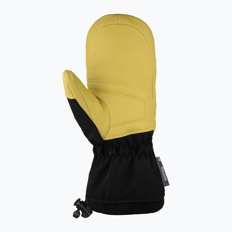 Lyžařské rukavice Reusch Down Spirit Gore-Tex Mitten black/camel 3