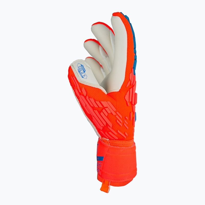 Brankářské rukavice Reusch Attrakt Gold X Freegel hyper orange/electric blue 4