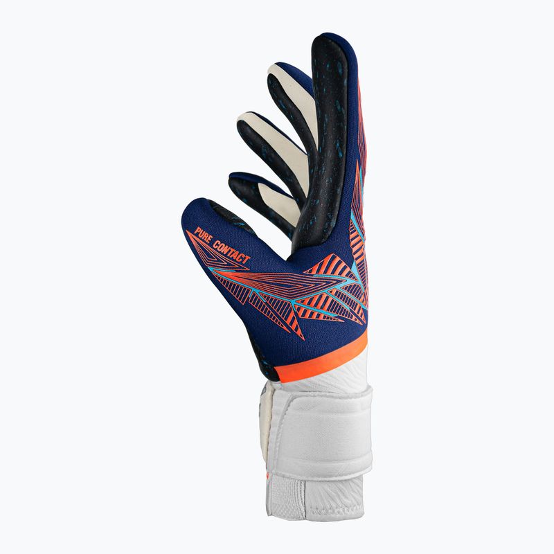 Brankářské rukavice Reusch Pure Contact Fusion premium blue/electric orange/black 4