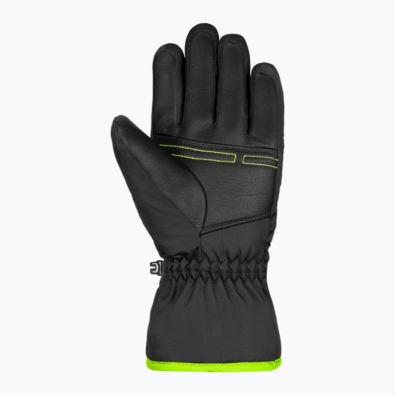 Dětské lyžařské rukavice Reusch Alan Junior black/brilliant blue/safety yellow 4