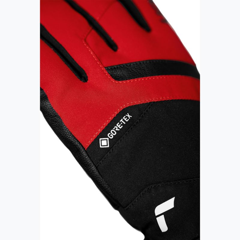 Pánské lyžařské rukavice Reusch Booster Gore-Tex black/tango red 6