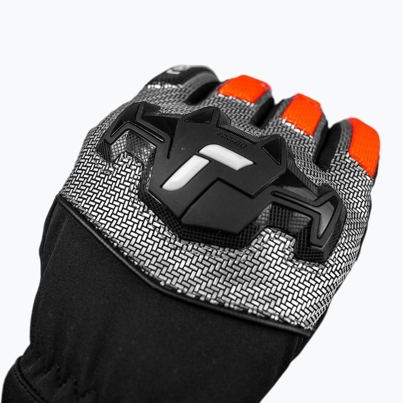 Pánské lyžařské rukavice Reusch Worldcup Warrior R-Tex XT black/silver/fluo red 7