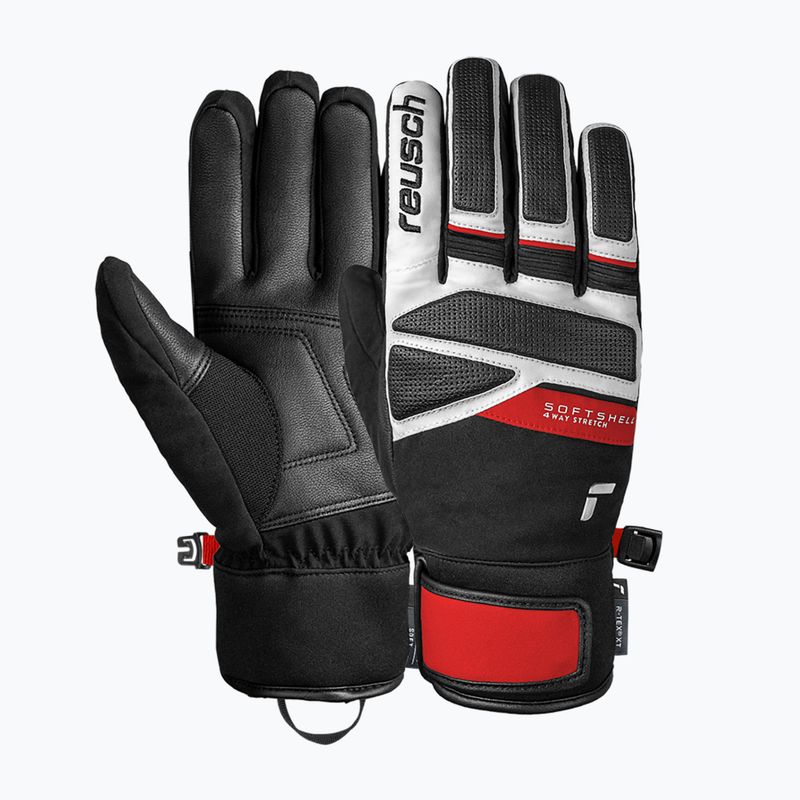 Pánské lyžařské rukavice  Reusch Thunder R-Tex XT black/white/fire red 2