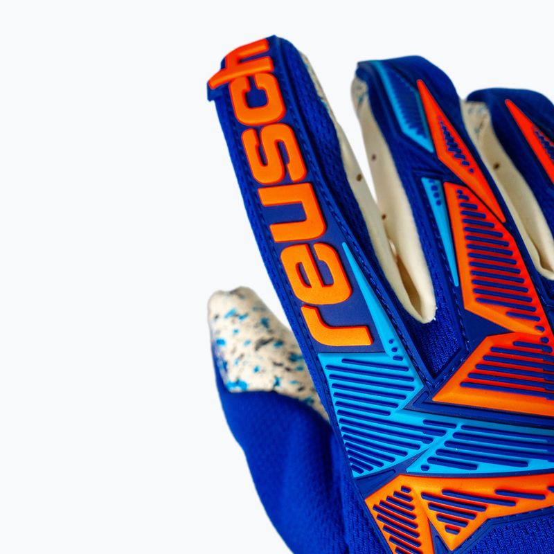 Brankářské rukavice Reusch Attrakt Freegel Fusion Goaliator sharp blue/shocking orange 5