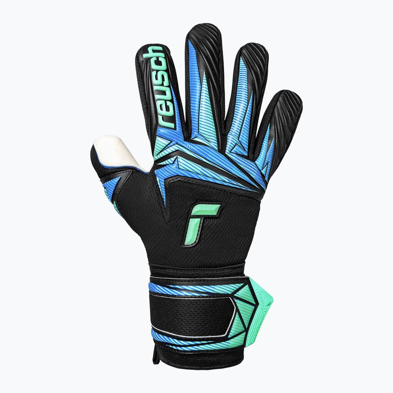 Brankářské rukavice Reusch Attrakt RE:GRIP NC black/ocean light 3