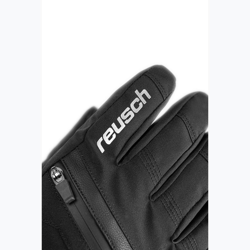 Dětské lyžařské rukavice Reusch Lan R-Tex XT black/silver 4