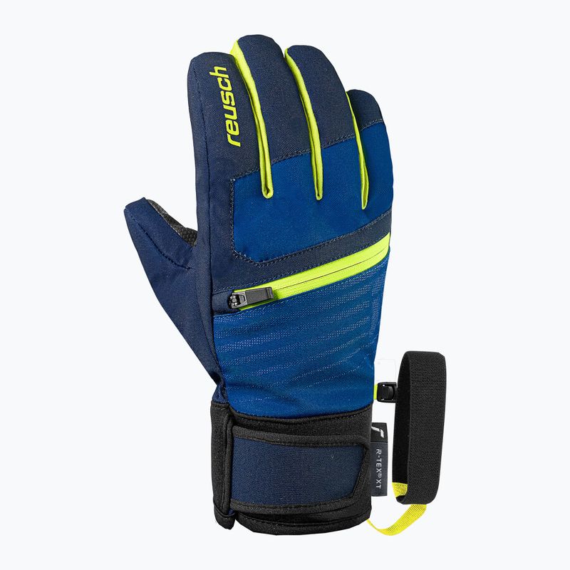Dětské lyžařské rukavice Reusch Leo R-Tex XT black/imperial blue/safety yellow 2