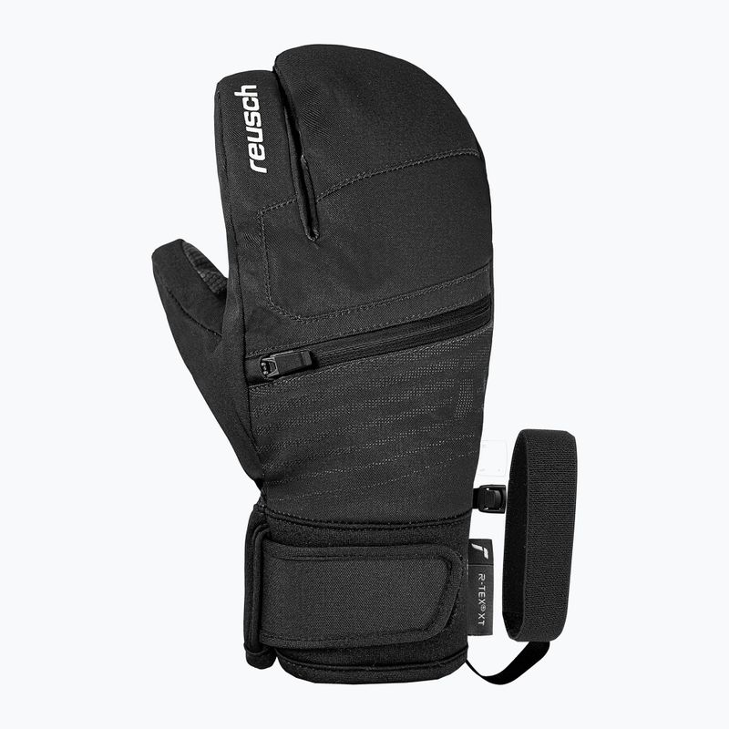 Dětské lyžařské rukavice Reusch Leo R-Tex XT Lobster black/white 2