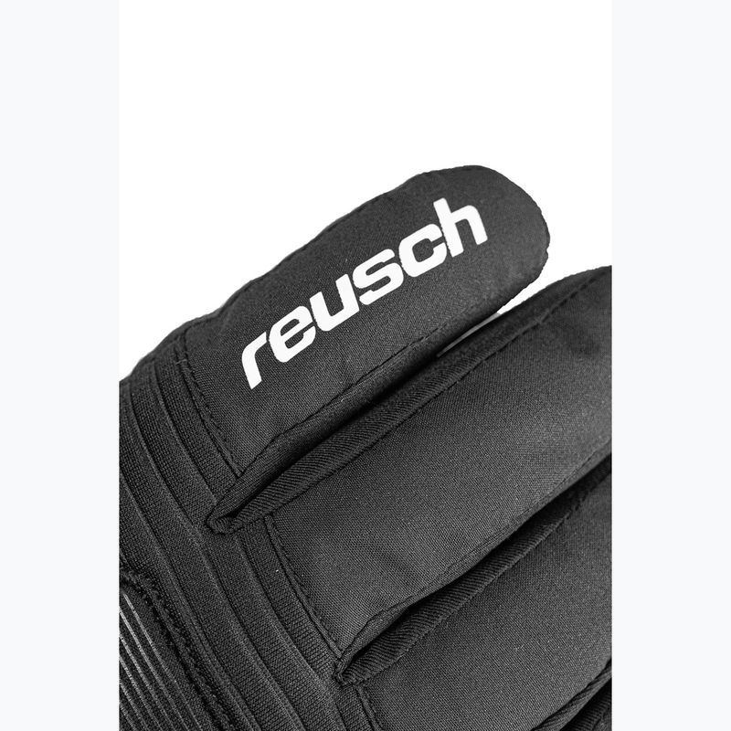 Dětské lyžařské rukavice Reusch Rocket GORE-TEX black/white 4