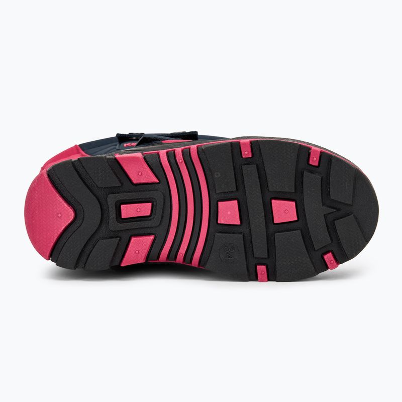 Juniorské sněhule  KangaROOS Kanga-Bean II dk navy / daisy pink 4