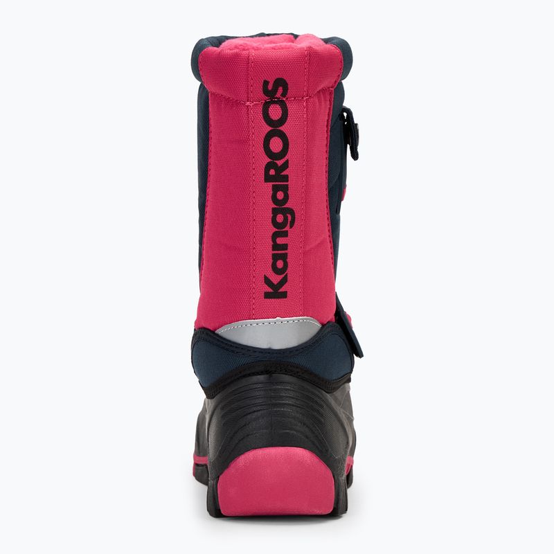 Juniorské sněhule  KangaROOS Kanga-Bean II dk navy / daisy pink 6