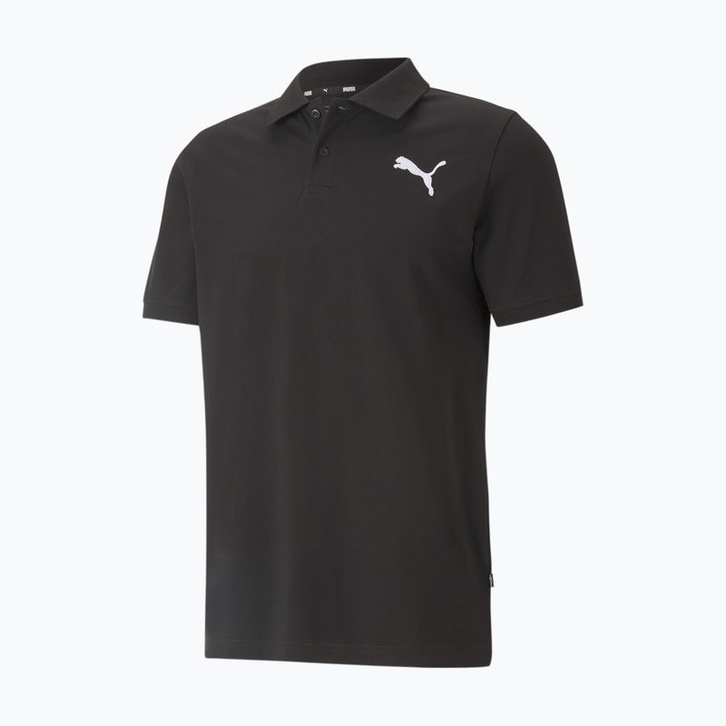 Pánské polo tričko PUMA Ess Pique Polo puma black/cat 4