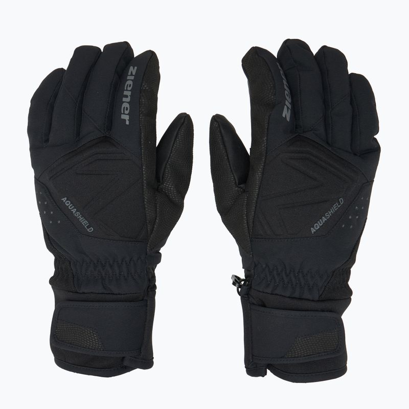 Pánské lyžařské rukavice  ZIENER Gatis Aquashield black 3