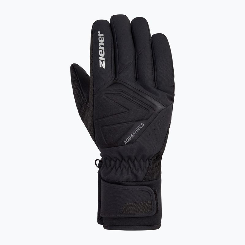 Pánské lyžařské rukavice  ZIENER Gatis Aquashield black 7