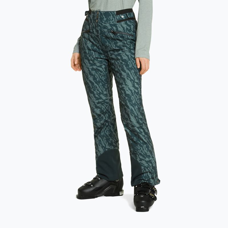 Dámské lyžařské kalhoty ZIENER Tilla jungle print 3