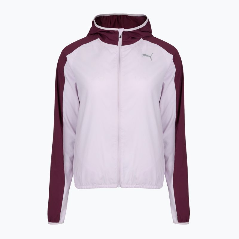 Dámská běžecká bunda Puma Run 5K Woven Jacket lavender fog
