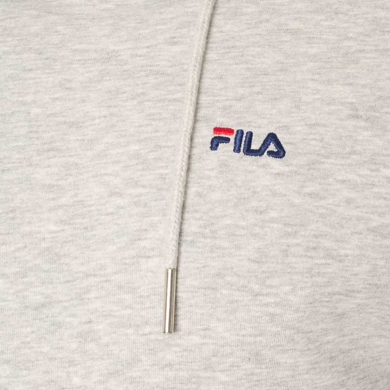 Pánská mikina FILA Bengel Regular Hoody light grey melange 3